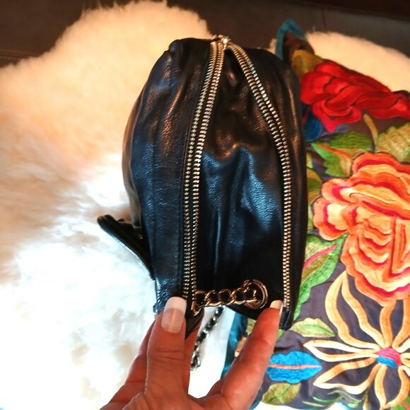 REBECCA MINKOFF - Black Leather Bag - Picture 11 of 16